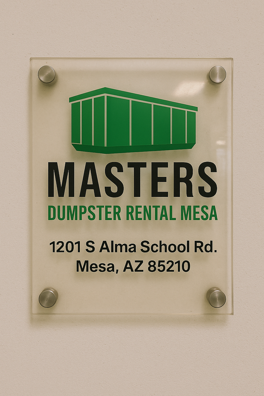 Masters Dumpster Rental Mesa Office